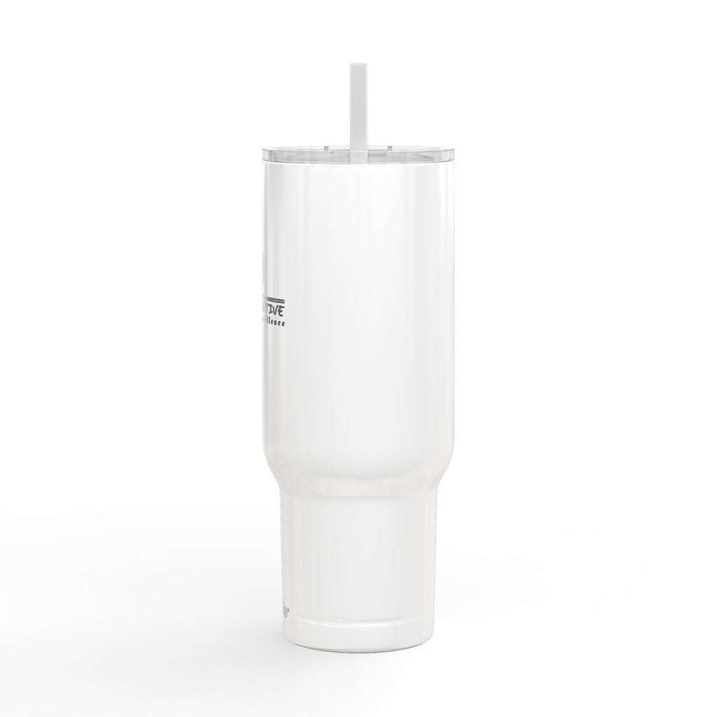 40oz Engraved Insulated Tumbler with Lid — Husky Paw Logo