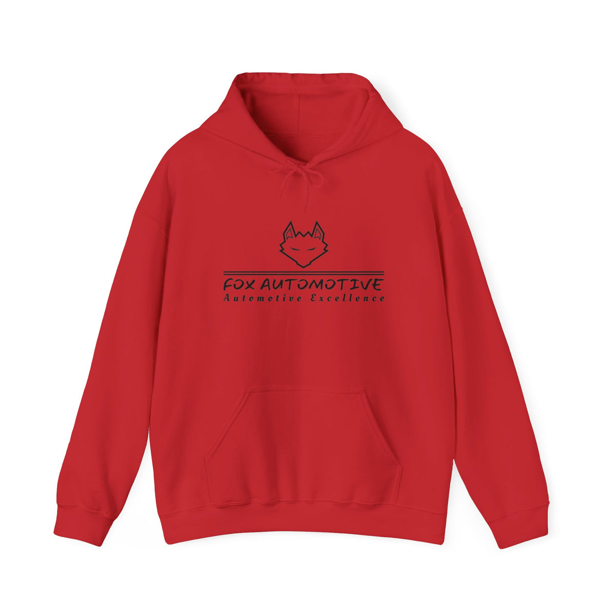 Fox Automotive Hoodie — "Fox Automotive: Automotive Excellence" Logo Pullover
