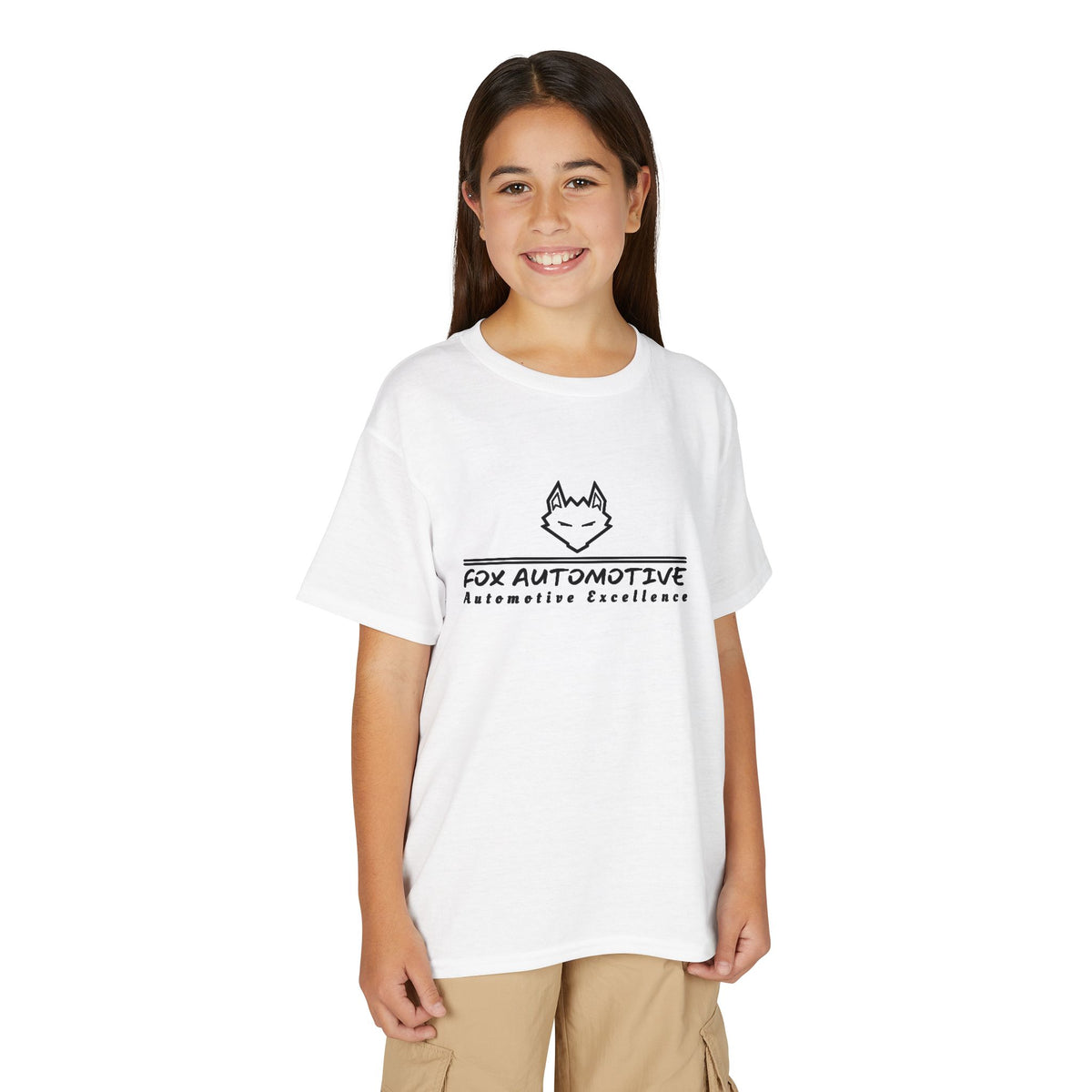 Youth Automotive T‑Shirt — "Fox Automotive" Logo Kids Tee