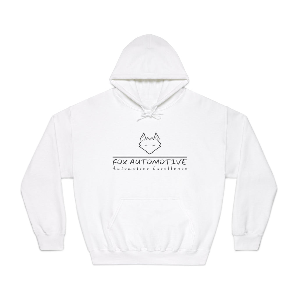 Fox Automotive Hoodie — Minimal Line-Logo Pullover for Car Enthusiasts