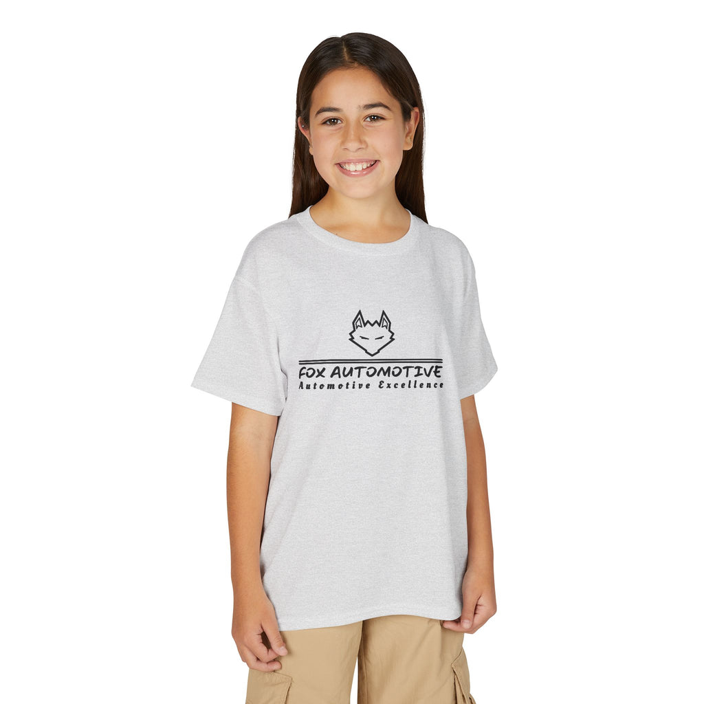 Youth Automotive T‑Shirt — "Fox Automotive" Logo Kids Tee