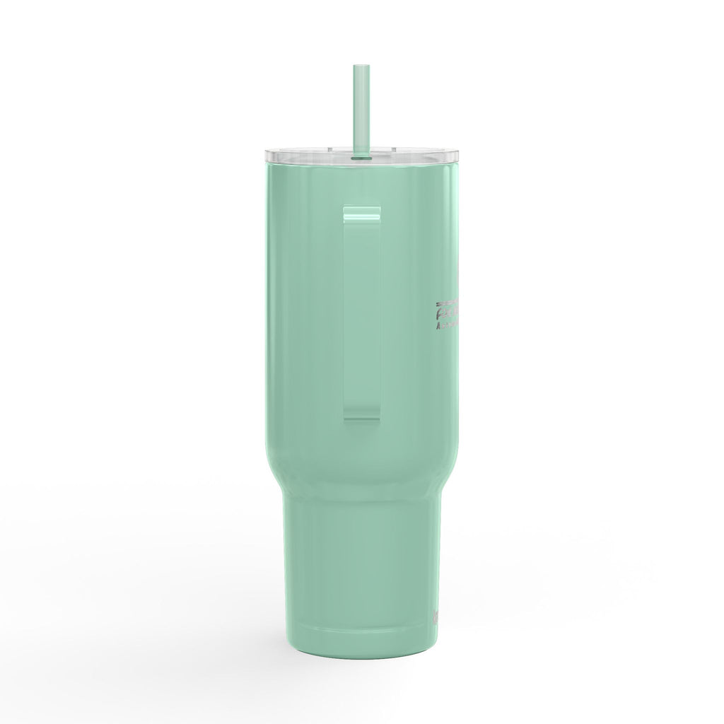 40oz Engraved Insulated Tumbler with Lid — Husky Paw Logo