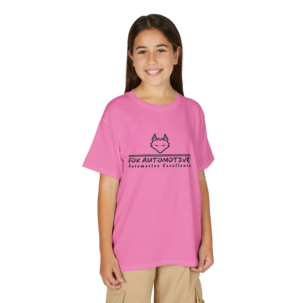 Youth Automotive T‑Shirt — "Fox Automotive" Logo Kids Tee