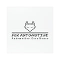 Fox Automotive Car Magnet — Magnetic Business Sign with Fox Logo & "Automotive Excellence" Slogan