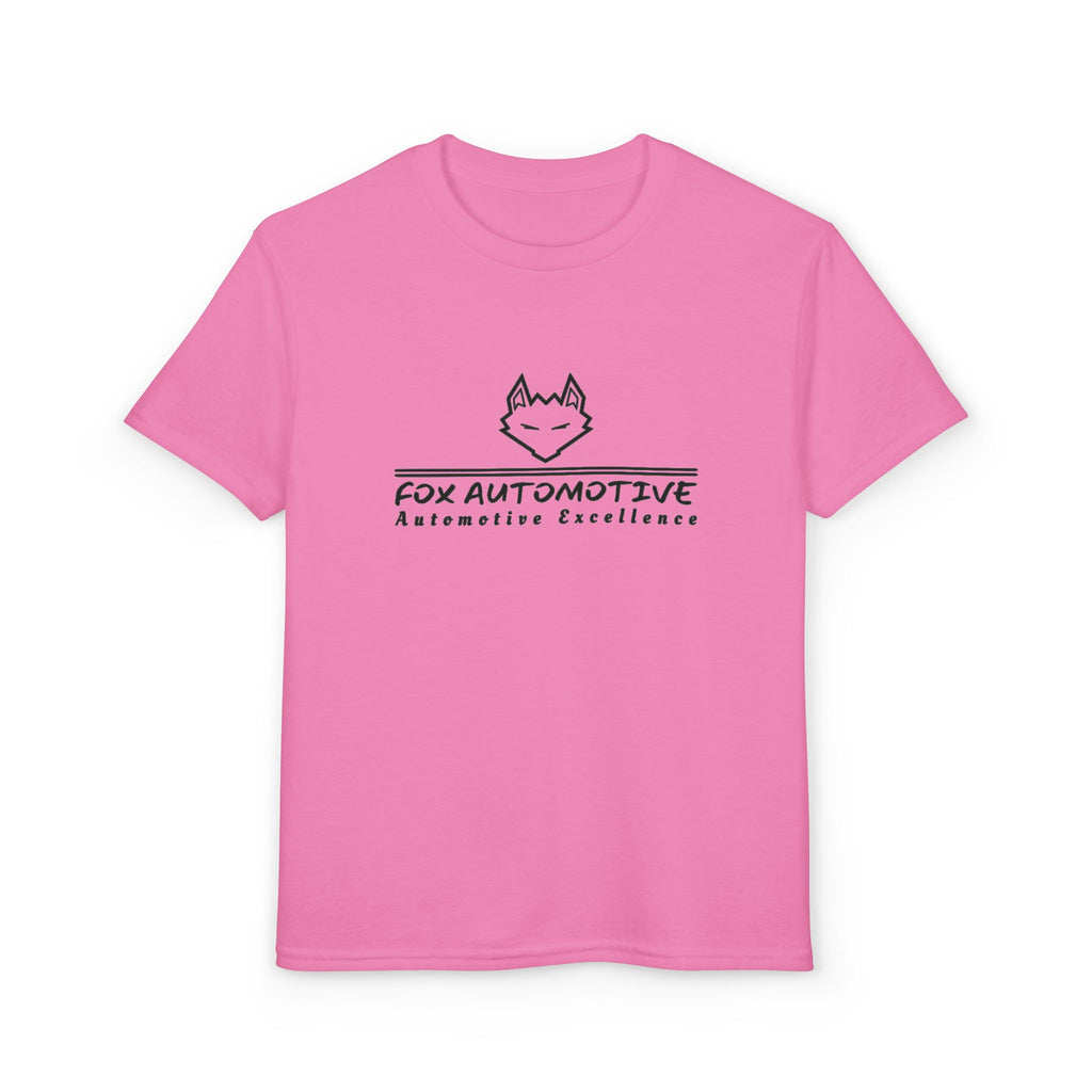 Youth Automotive T‑Shirt — "Fox Automotive" Logo Kids Tee