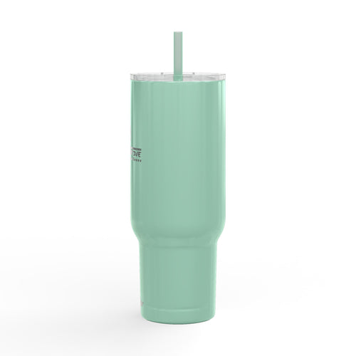 40oz Engraved Insulated Tumbler with Lid — Husky Paw Logo