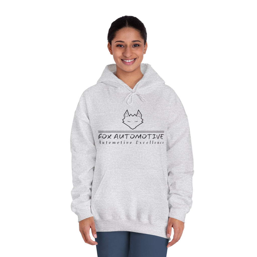Fox Automotive Hoodie — Minimal Line-Logo Pullover for Car Enthusiasts