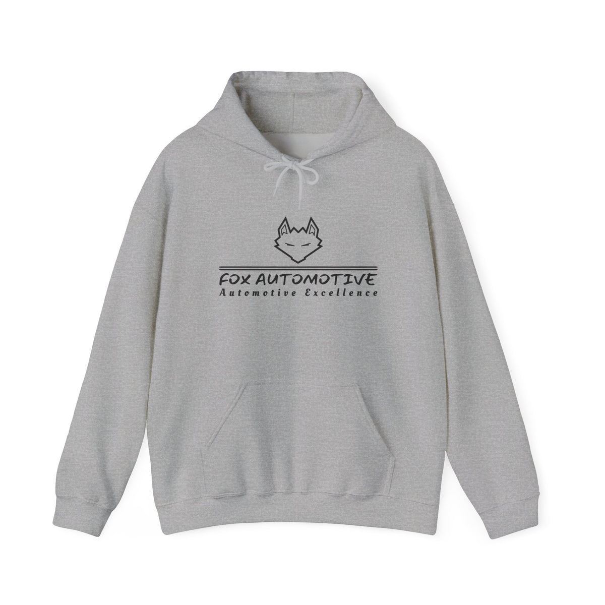 Fox Automotive Hoodie — "Fox Automotive: Automotive Excellence" Logo Pullover