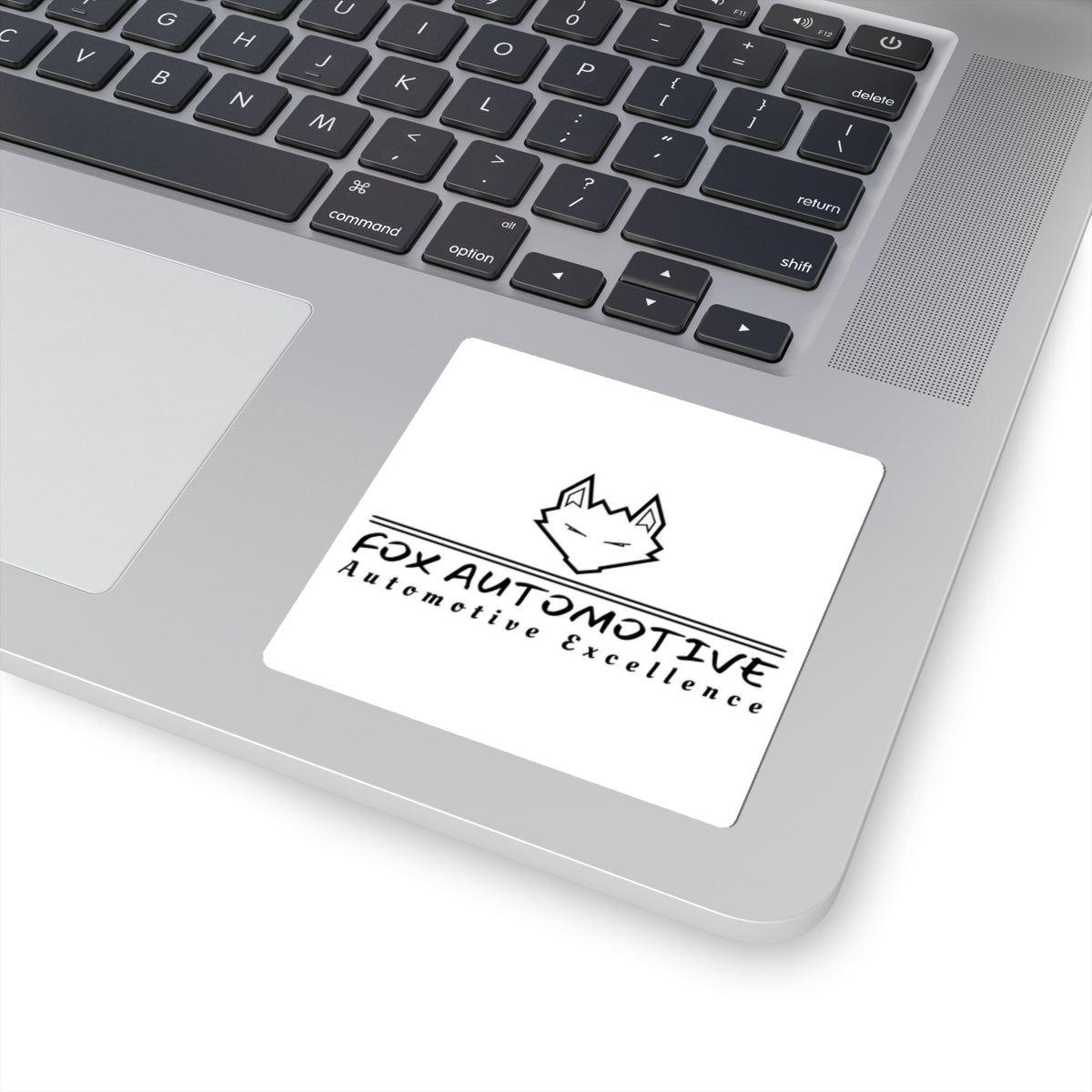 Fox Automotive Logo Kiss-Cut Sticker — 'Fox Automotive: Automotive Excellence' Car & Laptop Decal