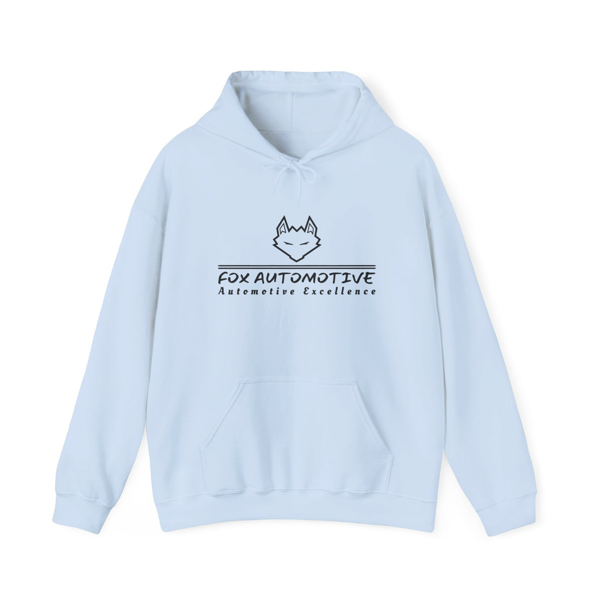 Fox Automotive Hoodie — "Fox Automotive: Automotive Excellence" Logo Pullover