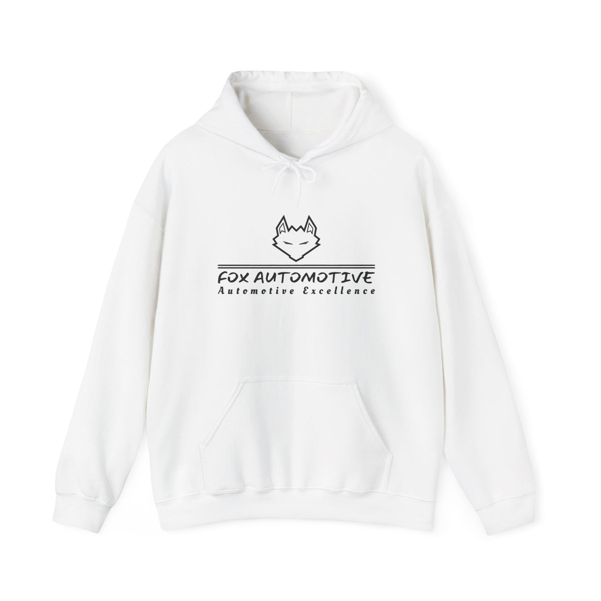Fox Automotive Hoodie — "Fox Automotive: Automotive Excellence" Logo Pullover