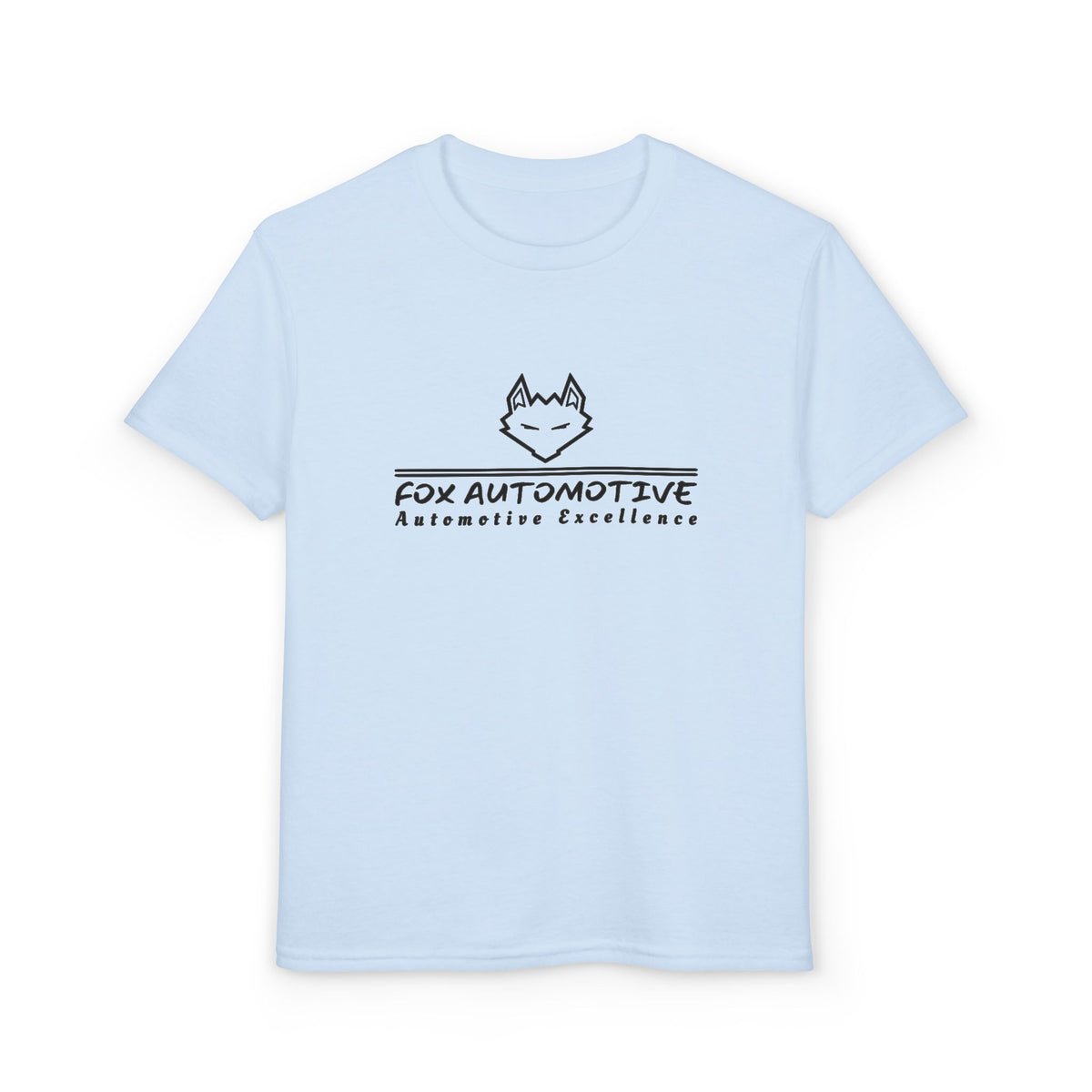 Youth Automotive T‑Shirt — "Fox Automotive" Logo Kids Tee
