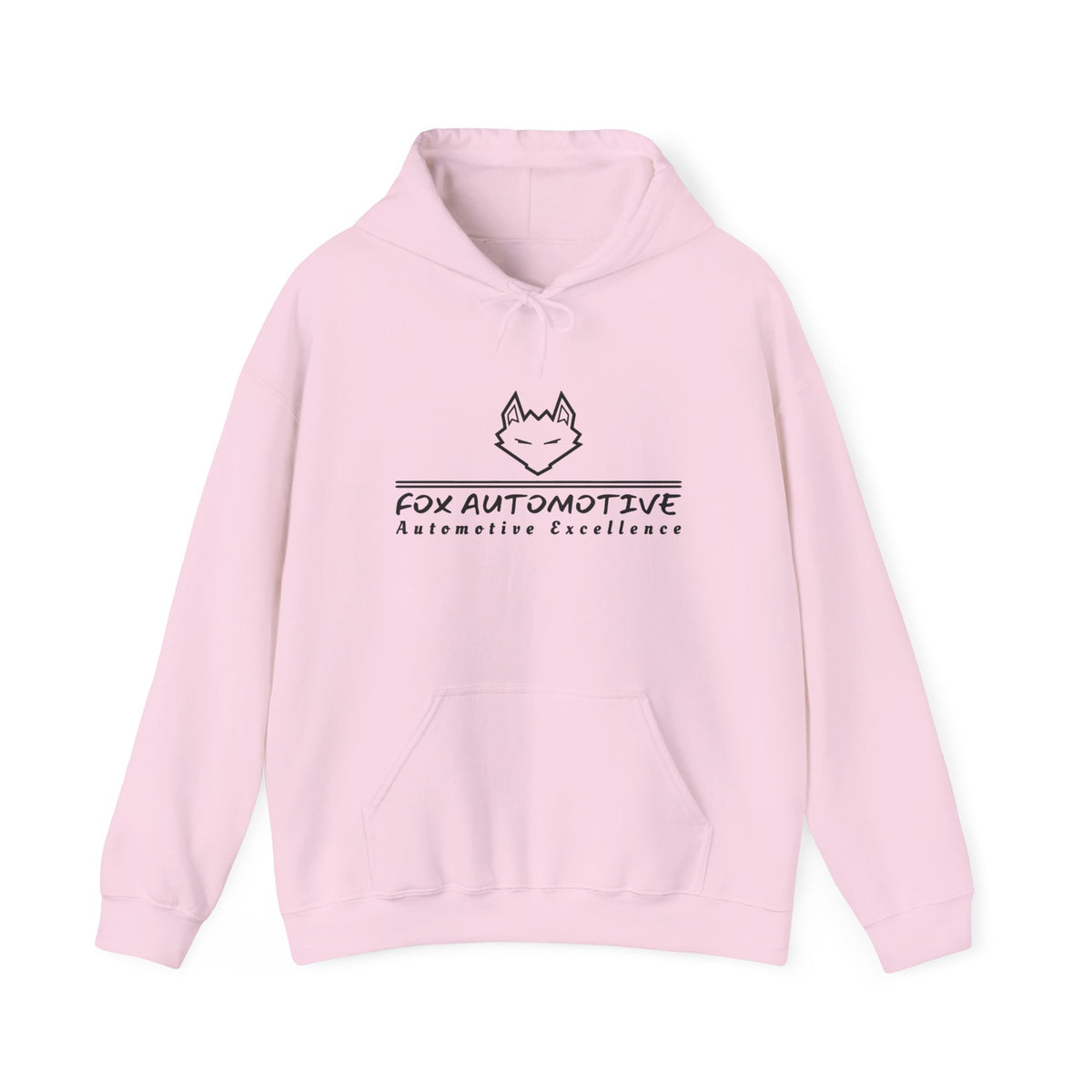 Fox Automotive Hoodie — "Fox Automotive: Automotive Excellence" Logo Pullover