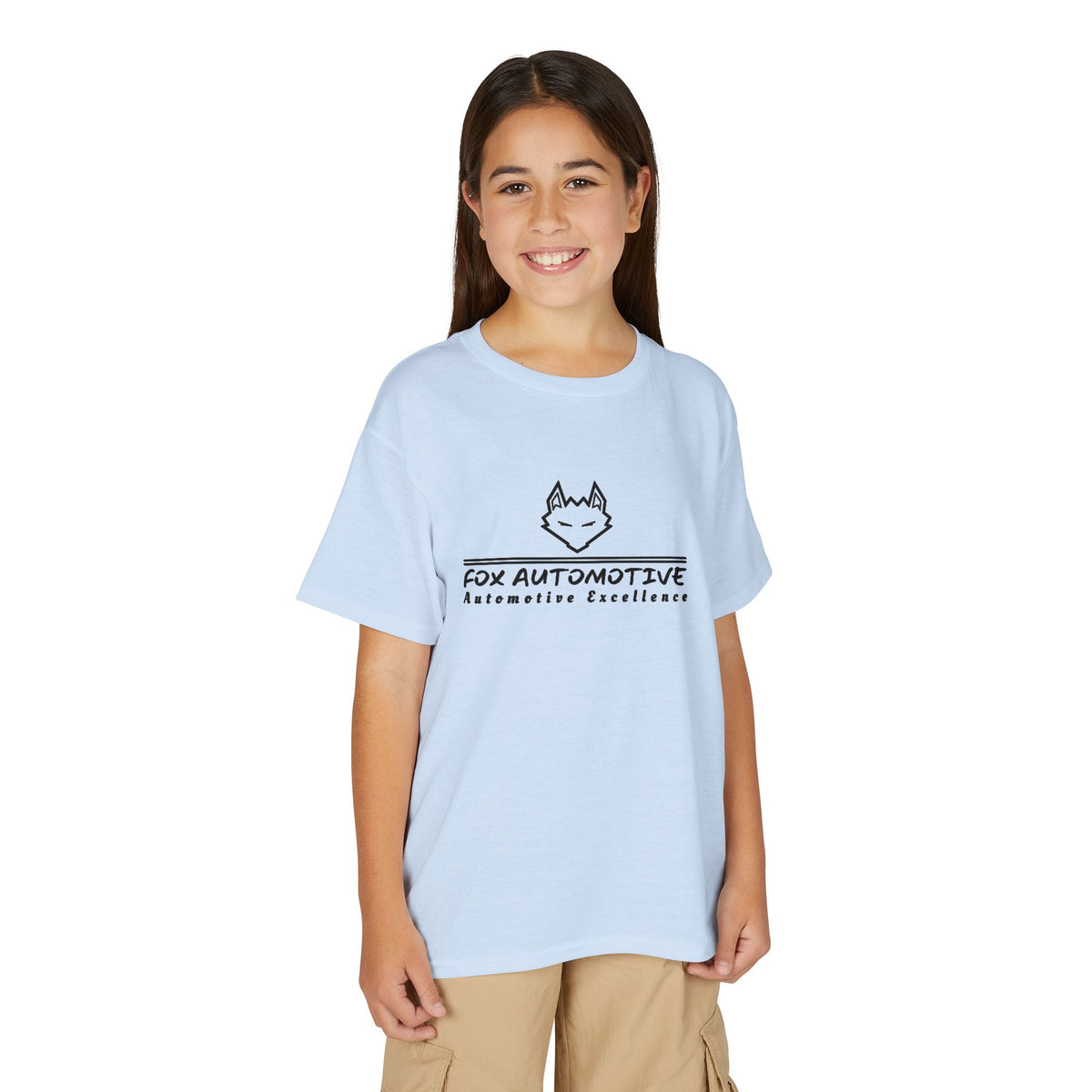 Youth Automotive T‑Shirt — "Fox Automotive" Logo Kids Tee
