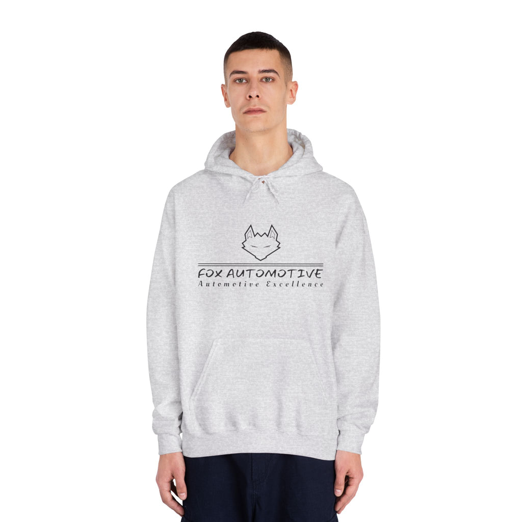 Fox Automotive Hoodie — Minimal Line-Logo Pullover for Car Enthusiasts