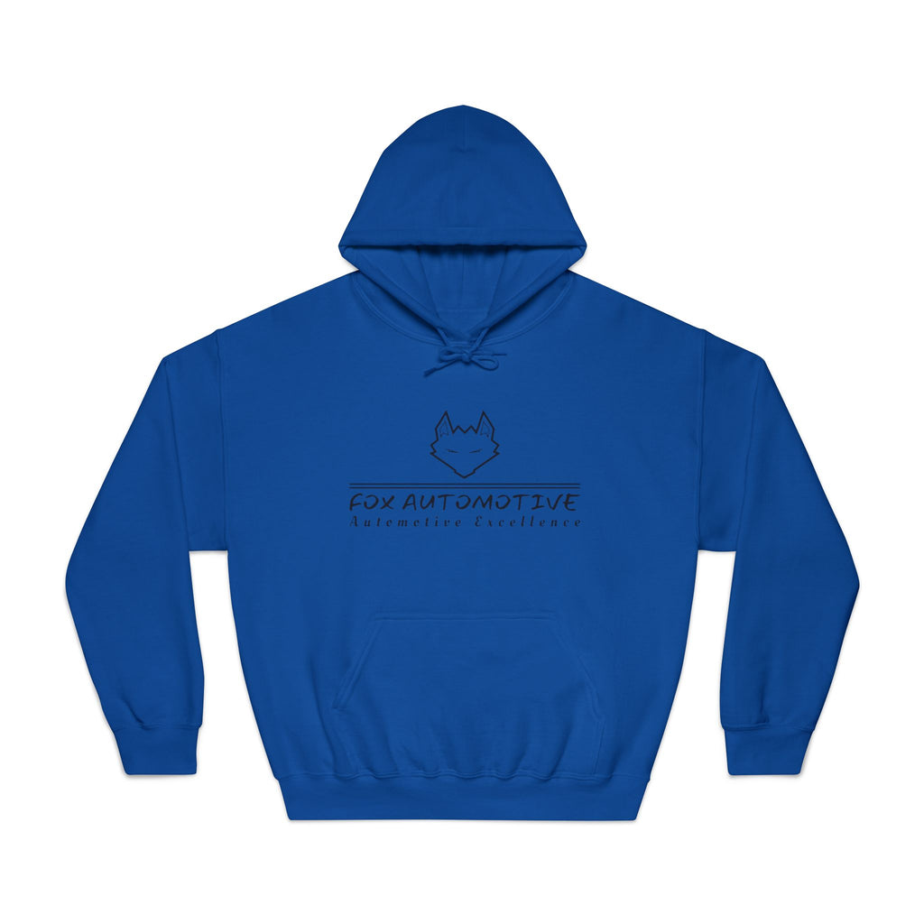 Fox Automotive Hoodie — Minimal Line-Logo Pullover for Car Enthusiasts
