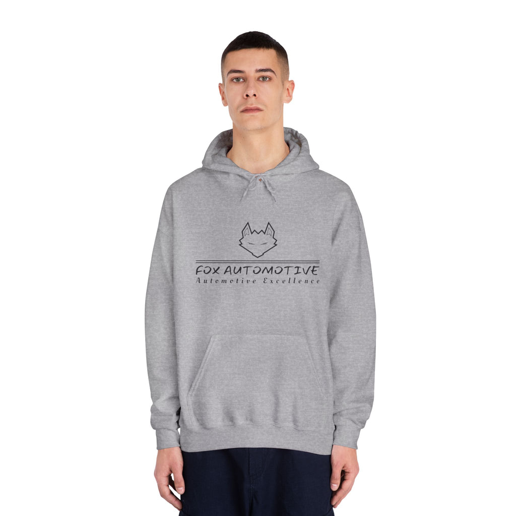 Fox Automotive Hoodie — Minimal Line-Logo Pullover for Car Enthusiasts