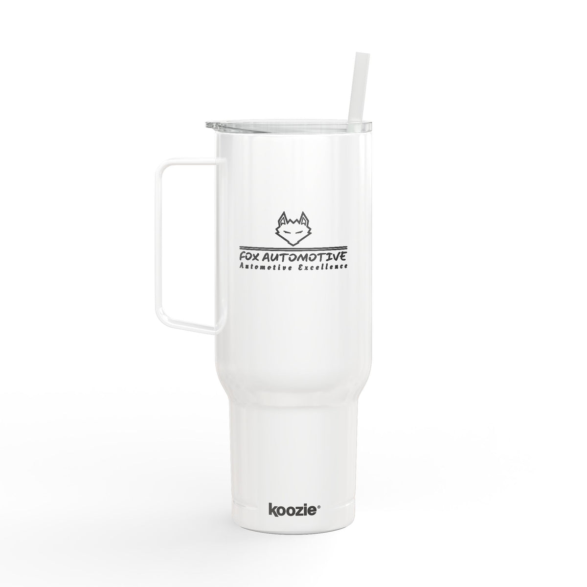 40oz Engraved Insulated Tumbler with Lid — Husky Paw Logo