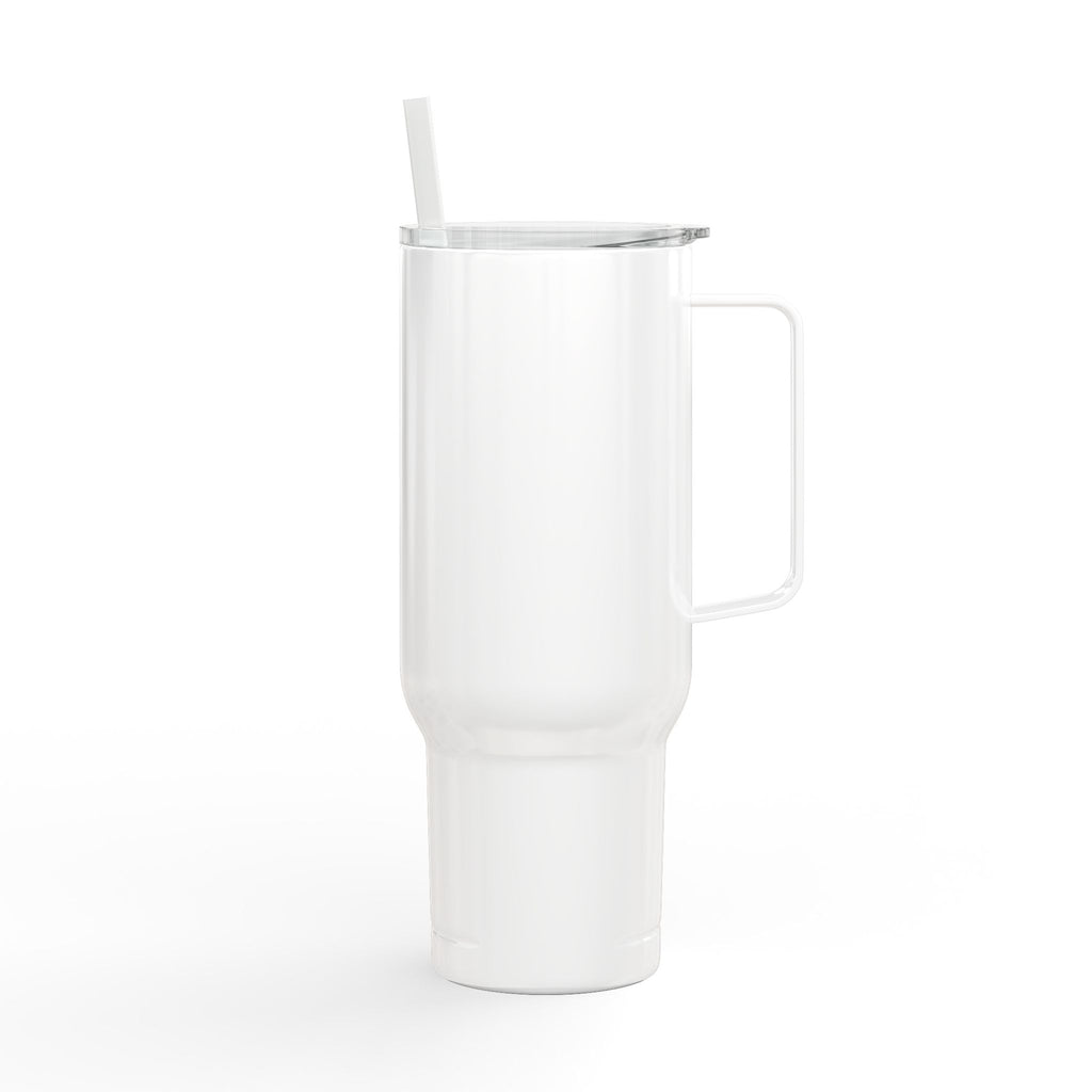 40oz Engraved Insulated Tumbler with Lid — Husky Paw Logo