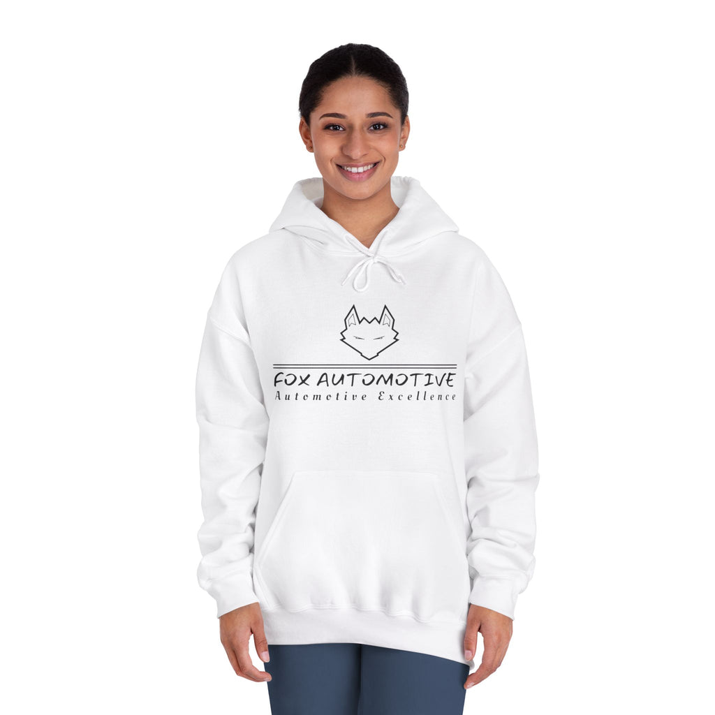 Fox Automotive Hoodie — Minimal Line-Logo Pullover for Car Enthusiasts