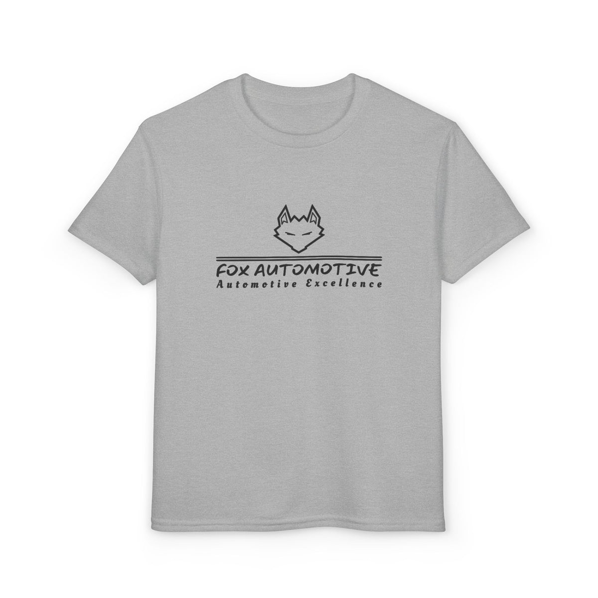 Youth Automotive T‑Shirt — "Fox Automotive" Logo Kids Tee