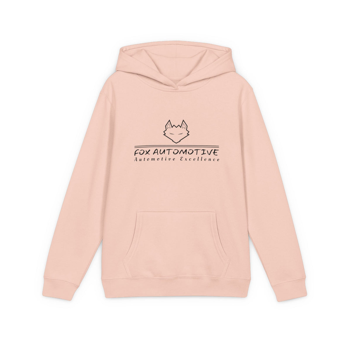 Fox Automotive Youth Hoodie — Kids Fleece Pullover with Fox Logo